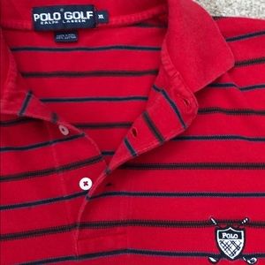 red polo golf ralph lauren shirt